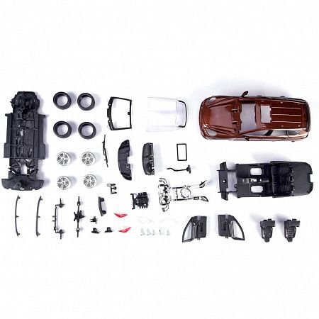 Сборная модель автомобиля Bburago 1:24 Porsche Cayenne Turbo Kit (18-25104) brown