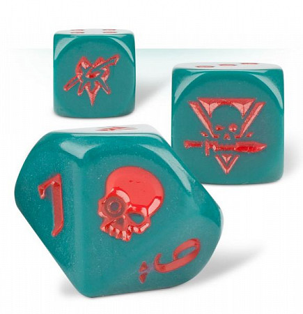 Набор кубов Games Workshop Warhammer Kill Team: Drukhari Dice 102-17