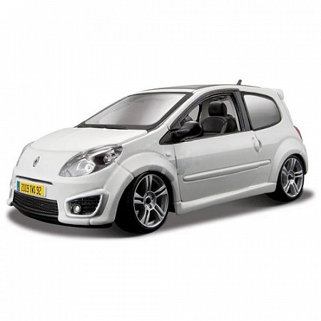 Сборная модель автомобиля Bburago 1:24 Renault Twingo (18-25109) white