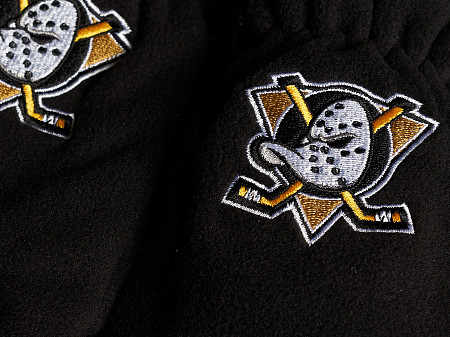 Перчатки подростковые Atributika&Club NHL Anaheim Ducks black