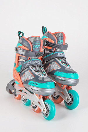 На картинке изображен Роликовые коньки Tech Team Azart 2021 pink Роликовые коньки Tech Team Azart 2021 pink