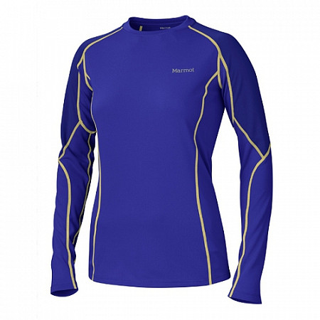 Джемпер женский Marmot ThermalClime Pro LS Crew blue