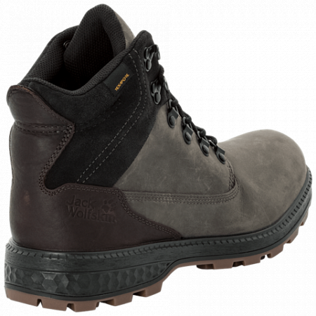 Ботинки мужские Jack Wolfskin Jack Texapore Mid M dark steel / black