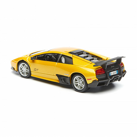 Коллекционная машина Bburago 1:32 Lamborghini Murcielago LP 670-4 SV (18-43052) yellow