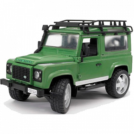 На картинке изображен Игрушка Bruder Внедорожник Land Rover Defender 02590 Игрушка Bruder Внедорожник Land Rover Defender 02590