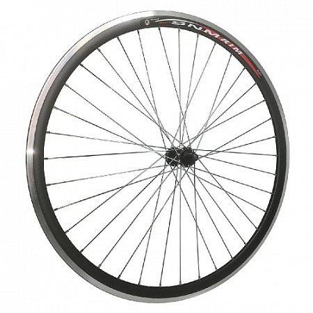 Переднее колесо 20" обод двойной black, втулка, гайка,black ZXX18854