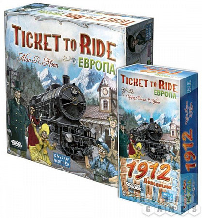 Настольная игра Hobby World Ticket to Ride. Европа: 1912 1626