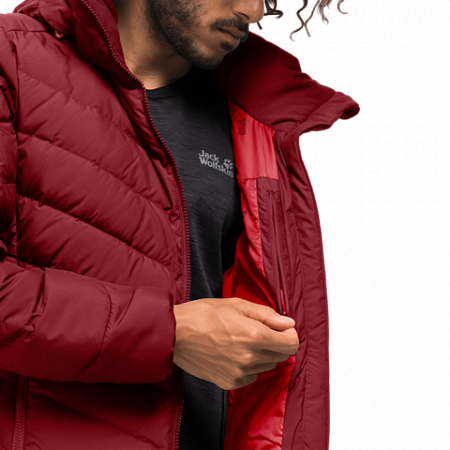 Куртка мужская Jack Wolfskin Fairmont Men dark lacquer red