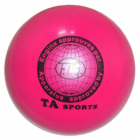 Мяч для художественной гимнастики Zez Sport T8 Pink