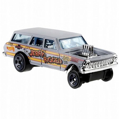 Машинка Hot Wheels Базовой коллекции 64 Nova Wagon Gasser 198/250 (5785 FYD77)