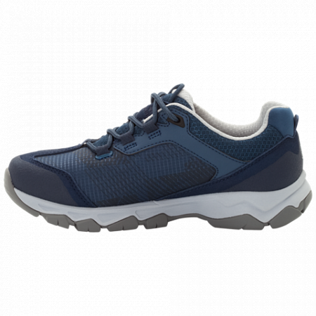На картинке изображен Полуботинки женские Jack Wolfskin Rock Hunter Low W dark sky Полуботинки женские Jack Wolfskin Rock Hunter Low W dark sky