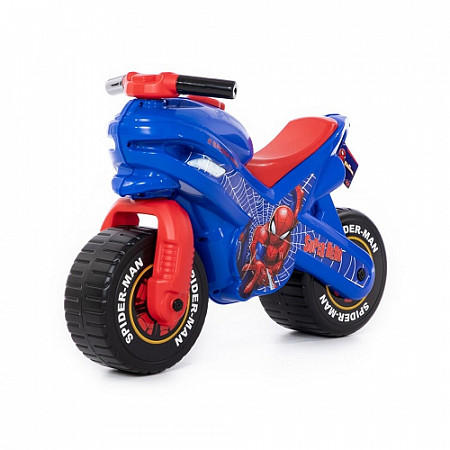 На картинке изображен Мотоцикл Полесье Marvel Человек-паук 78735 Мотоцикл Полесье Marvel Человек-паук 78735