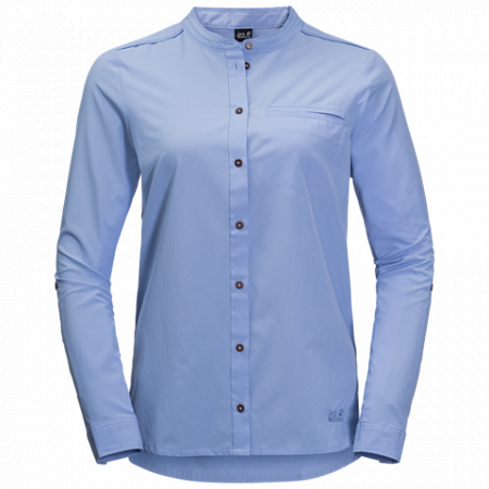 Рубашка женская Jack Wolfskin Victoria Roll-Up Shirt W shirt blue
