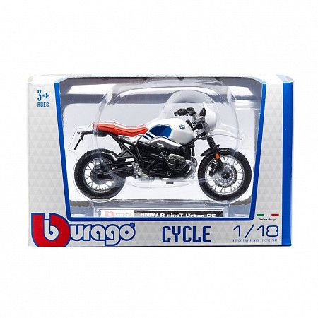 Мотоцикл Bburago 1:18 BMW R nineT Urban GS (18-51000/18-51069)