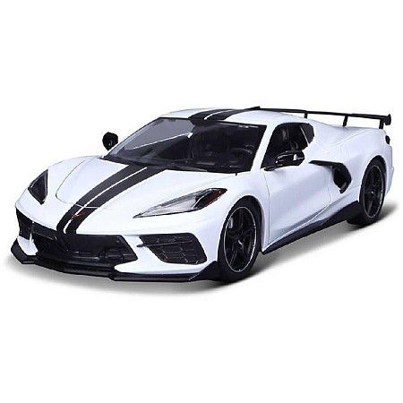 Машинка Maisto 1:18 2020 Chevrolet Corvette Stingray Coupe (31455) white
