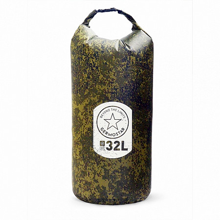 На картинке изображен Гермомешок Germostar Light 32 л 1LTF32CAM camouflage Гермомешок Germostar Light 32 л 1LTF32CAM camouflage