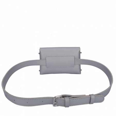 Поясная сумка женская Ors Oro OMS-0150 silver