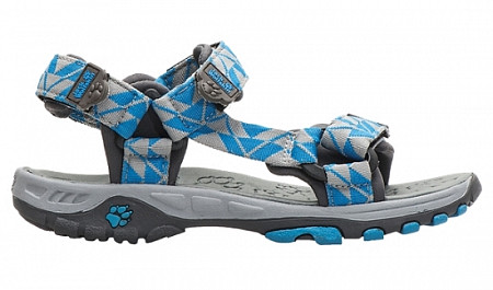 На картинке изображен Сандалии детские Jack Wolfskin Kids Seven Seas turquoise Сандалии детские Jack Wolfskin Kids Seven Seas turquoise