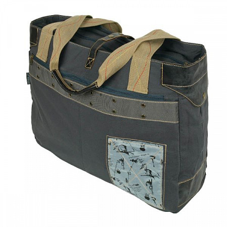 Сумка- саквояж Polar 845-6.0 grey