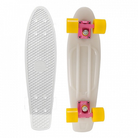 На картинке изображен Penny board (пенни борд) RGX PNB-02 22" White Penny board (пенни борд) RGX PNB-02 22" White