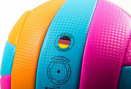 Мяч волейбольный Jogel JV-200 blue/orange/pink
