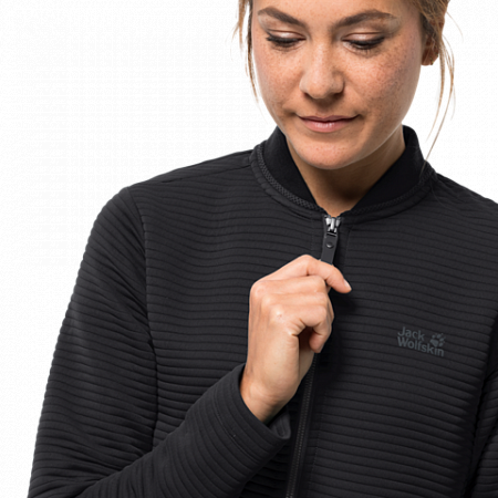 Джемпер женский Jack Wolfskin Modesto Jacket Women black