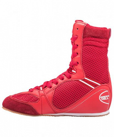 Обувь для бокса Green Hill PS005 высокая Red