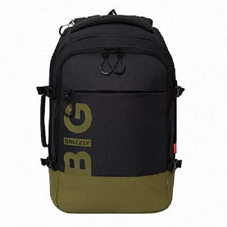 Городской рюкзак GRIZZLY RQ-019-2 /3 black/khaki