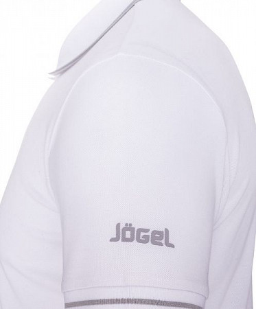 Поло Jogel JPP-5101-018 white/grey