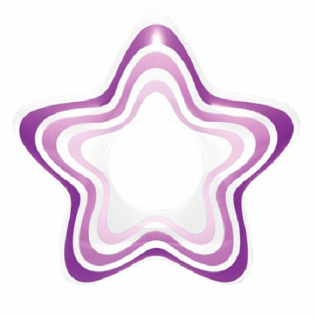 Надувной круг Intex Star Rings 59243NP purple