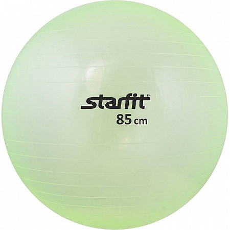 Мяч гимнастический, для фитнеса (фитбол) прозрачный Starfit GB-105 85 см green