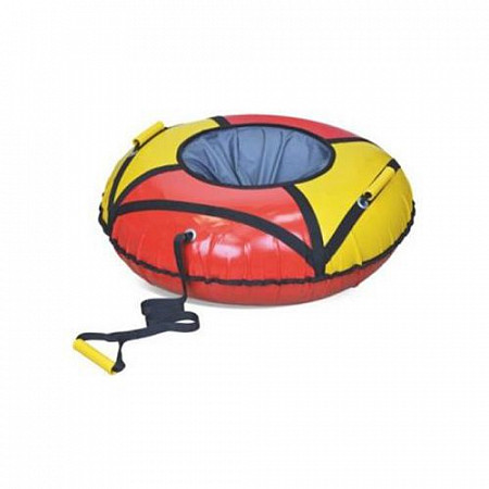 На картинке изображен Тюбинг Sunny Toys Эконом красный/жёлтый 214118 Тюбинг Sunny Toys Эконом красный/жёлтый 214118