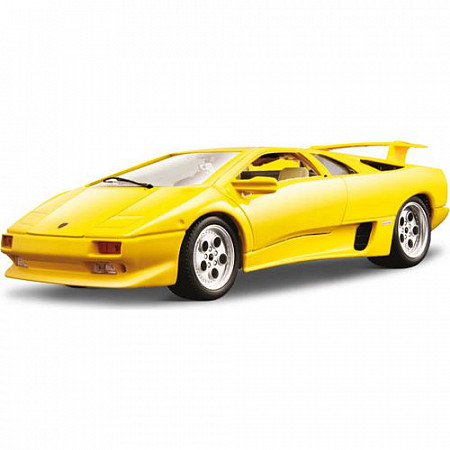 Сборная модель автомобиля Bburago Lamborghini Diablo (18-25039) yellow