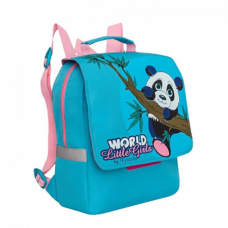 Школьный рюкзак для девочек GRIZZLY RS-895-2 blue