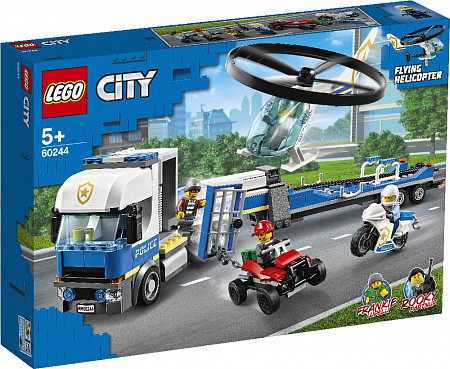Конструктор LEGO City Полицейский вертолётный транспорт 60244