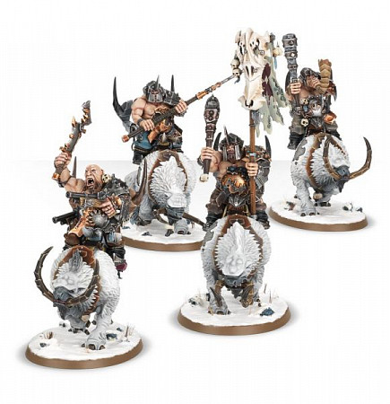 На картинке изображен Фигурки Games Workshop Warhammer: Beastclaw Raiders Mournfang Pack 95-14 Фигурки Games Workshop Warhammer: Beastclaw Raiders Mournfang Pack 95-14