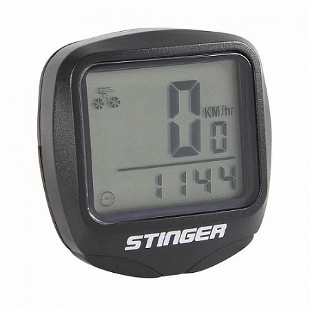 Велокомпьютер Stinger 15 функций проводной Х53938