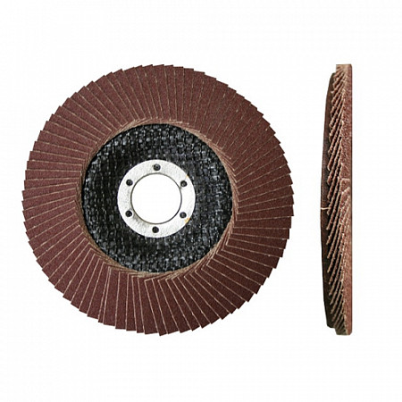 На картинке изображен Круг лепестковый Lugaabrasiv 180х22мм А36 плоский КЛТ1 Круг лепестковый Lugaabrasiv 180х22мм А36 плоский КЛТ1