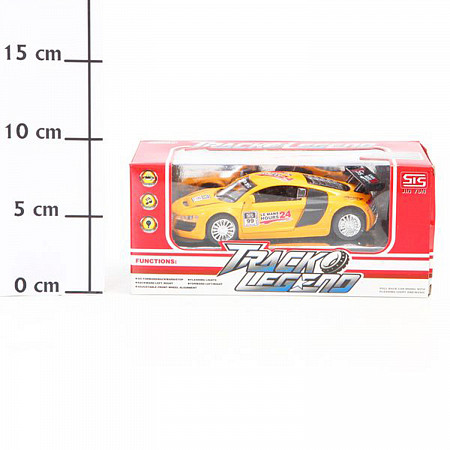 Игрушка пластмассовая на батарейках машина гоночная Track Legend  0535C