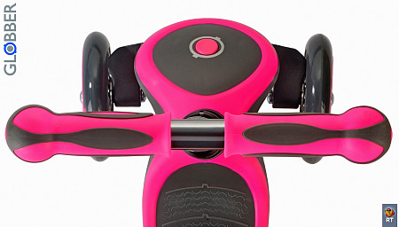 Самокат Globber Primo Plus Titanium 442-132 neon pink