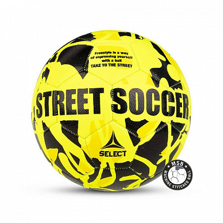 Мяч футбольный Select Street Soccer р.4,5 yellow/black (для асфальта)