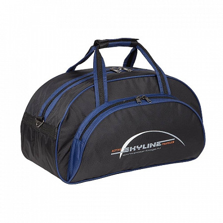 На картинке изображен Спортивная сумка Polar 9011 black/blue Спортивная сумка Polar 9011 black/blue