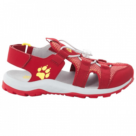 Сандалии детские Jack Wolfskin Outdoor Action Sandal K red / lemon
