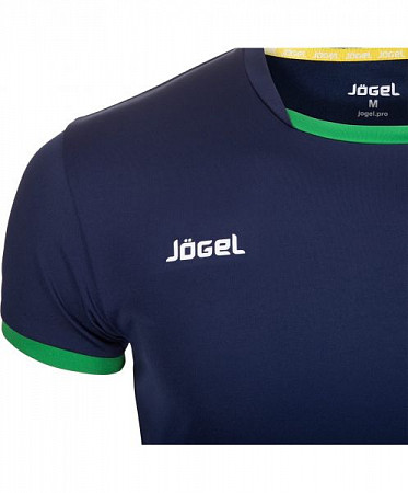 Футболка волейбольная детская Jogel JVT-1030-093 dark blue/green