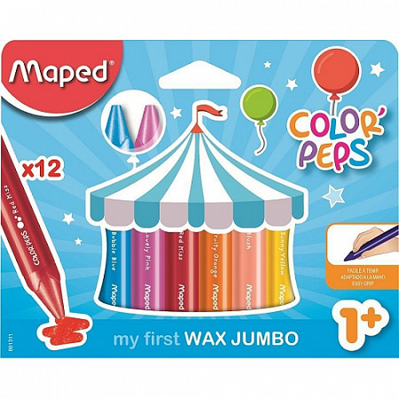 Мелки восковые Maped Color'Peps Jumbo 861311