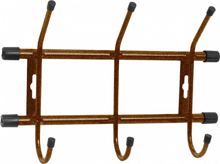 Вешалка для одежды Nika настенная медный антик ВН3