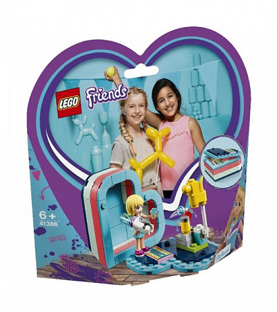 На картинке изображен Конструктор LEGO Friends Летняя шкатулка-сердечко для Стефани 41386 Конструктор LEGO Friends Летняя шкатулка-сердечко для Стефани 41386
