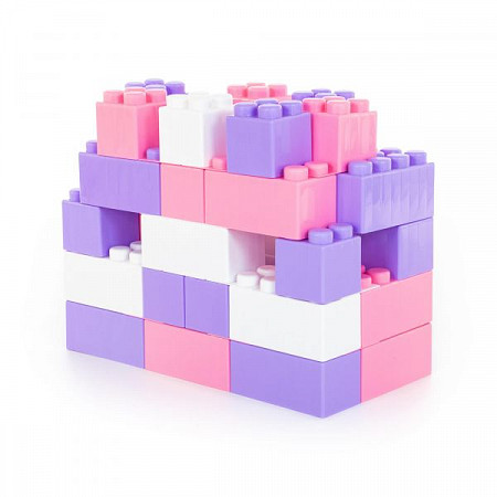 Конструктор строительный Полесье XXL v2 45шт 68033