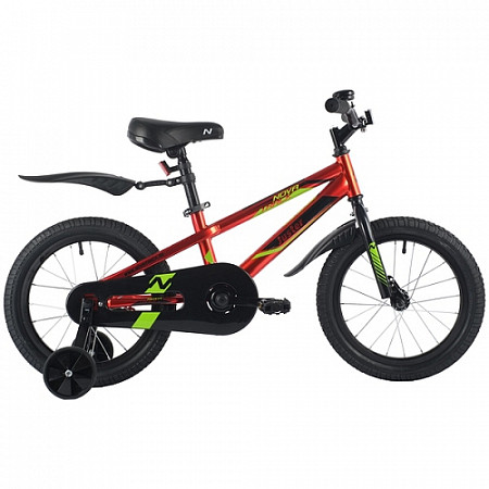 Велосипед Novatrack Juster 16" (2021) 165JUSTER.RD21 red