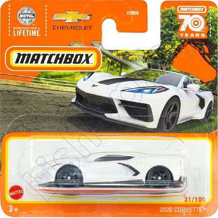 Машинка Matchbox 2020 Corvette 31/100 (C0859 HLD18) mainline 2023